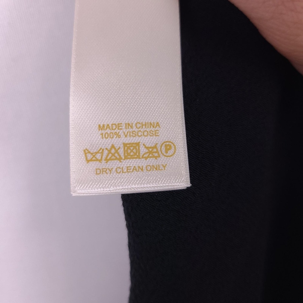 NWT Kate Spade Black Synna Pants Size XS Capri Elastic Waist Cropped - Picture 7 of 8
